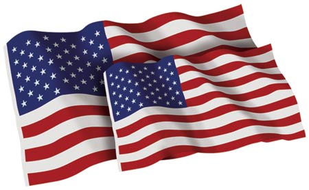 Pre-Folded American Flags Made in American USA Cotton 5x9 3x5 free shipping folded