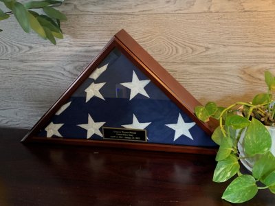 Navy Veteran flag case June 2025